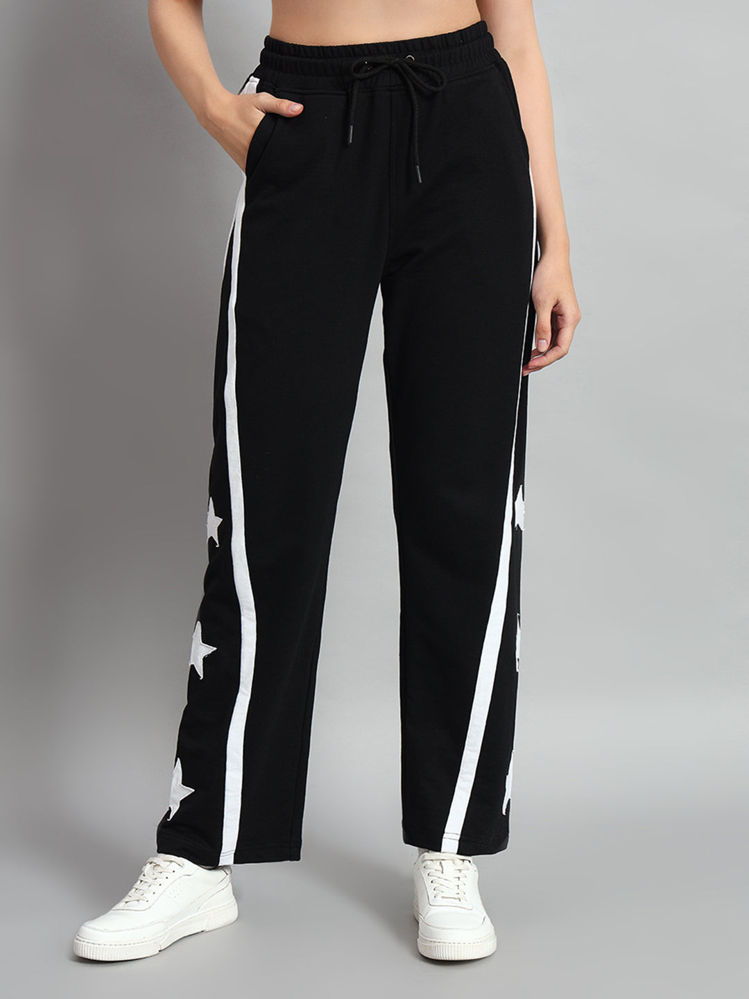 WOMEN'S STELLAR RELAXED JOGGERS (BLACK)