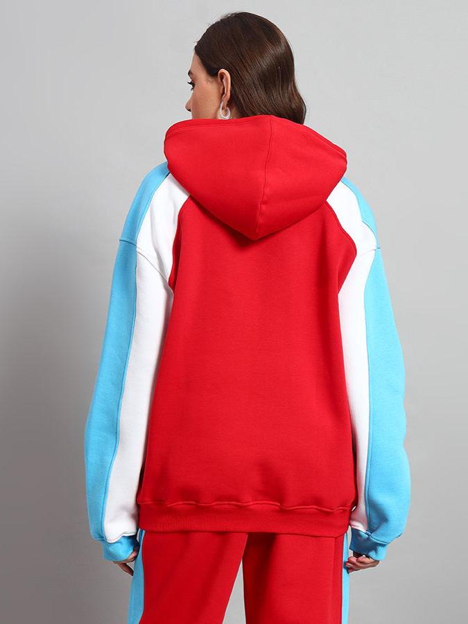 Women's Trunkit Colorblock Hoodie (Red)