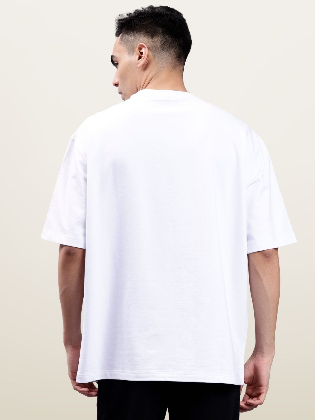 Classified Reflector Over-Sized T-Shirt (White) - Wearduds