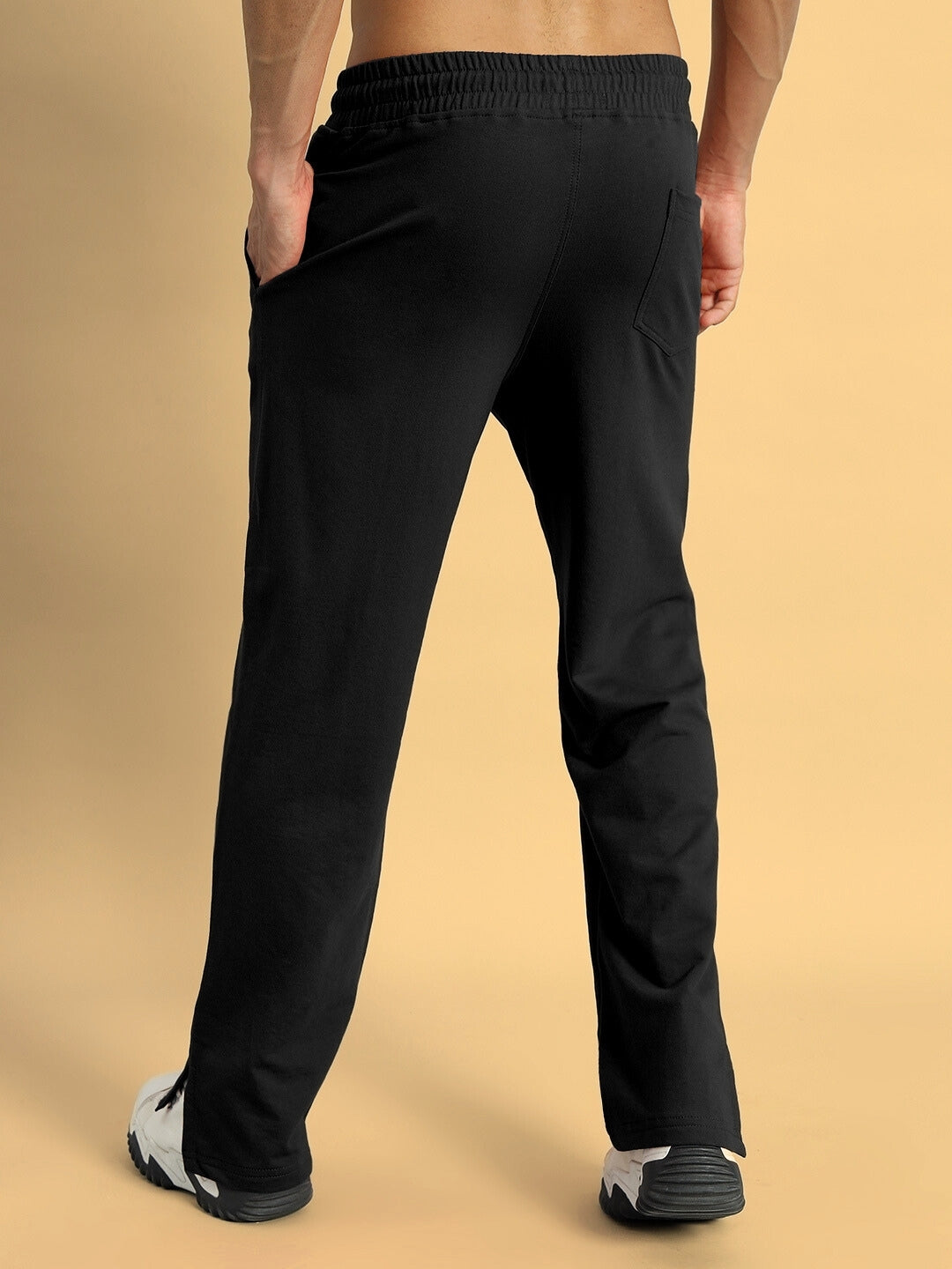 ZION SIDE SLIT JOGGERS (BLACK)