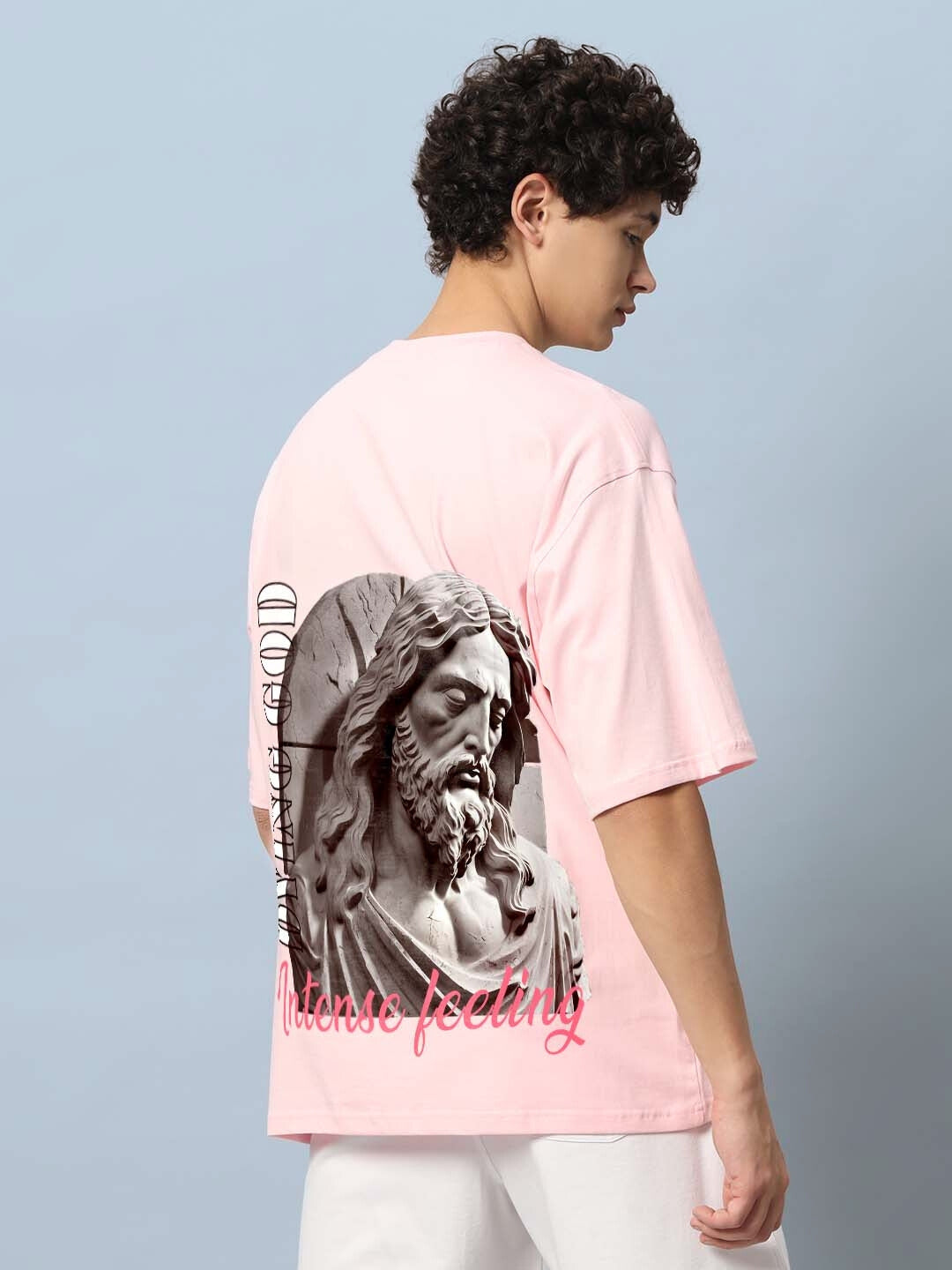 Dying God Over-Sized T-Shirt (Pink)