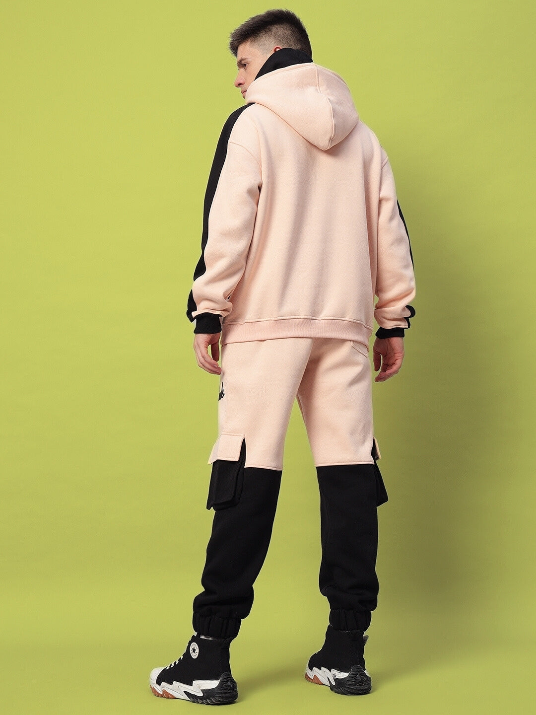 Regiment Fleece Co-Ord (Beige-Black)