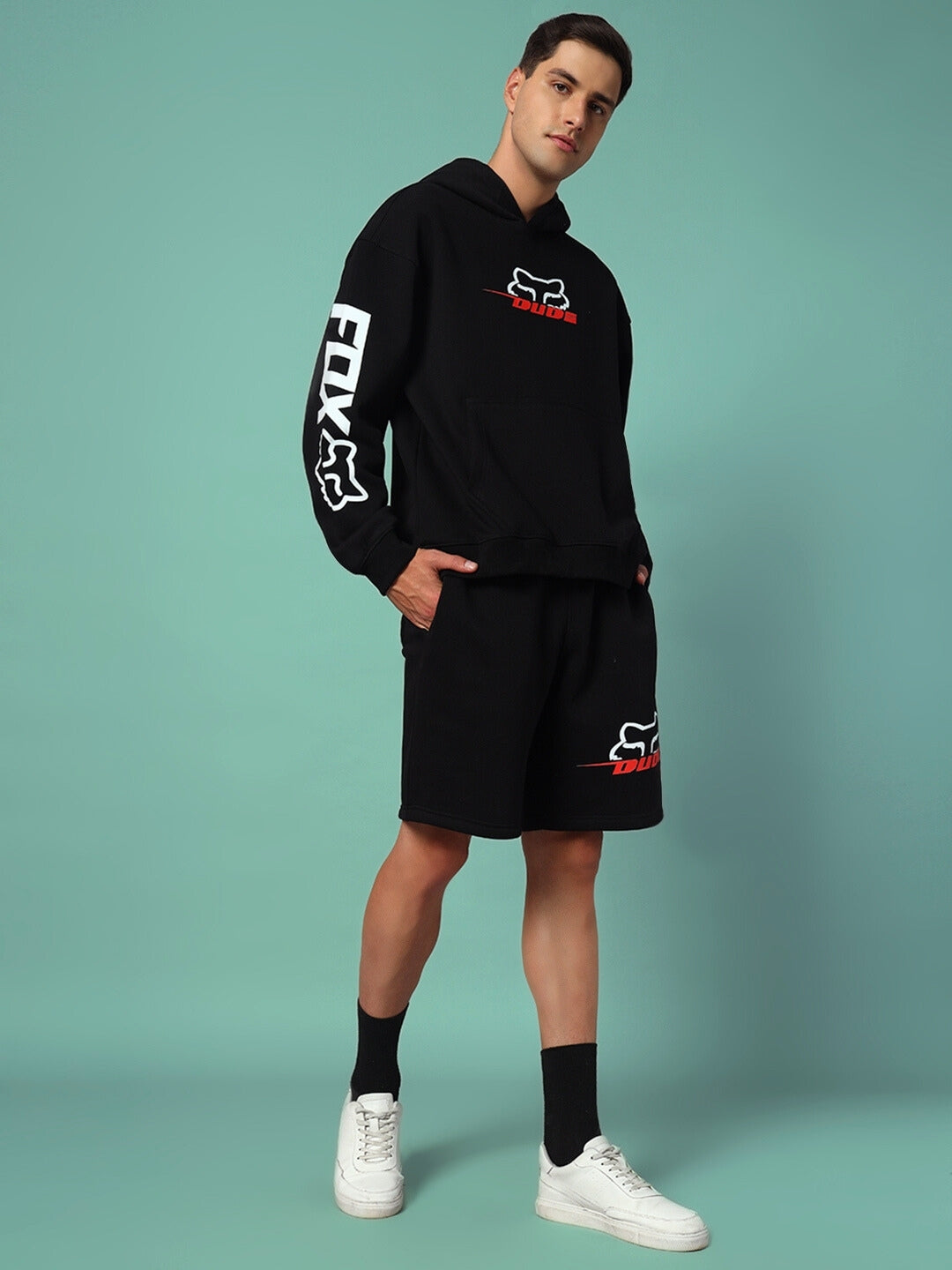 Racing Fox Co-Ord (Black)