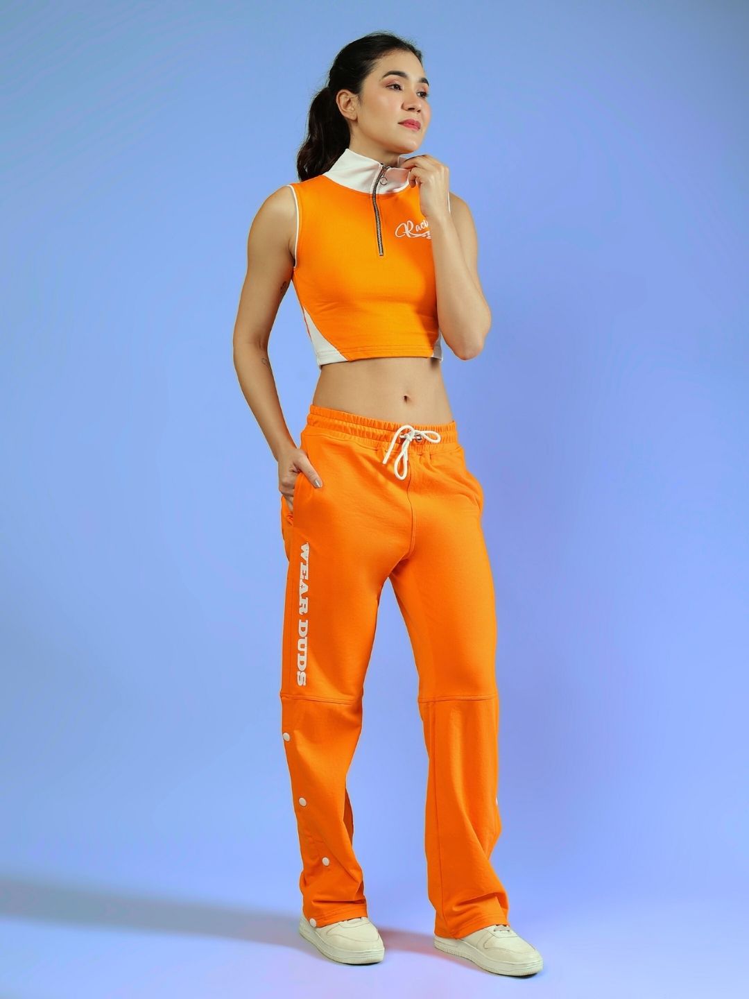 WOMEN'S LIMA ACTIVE CO-ORD SET (ORANGE)