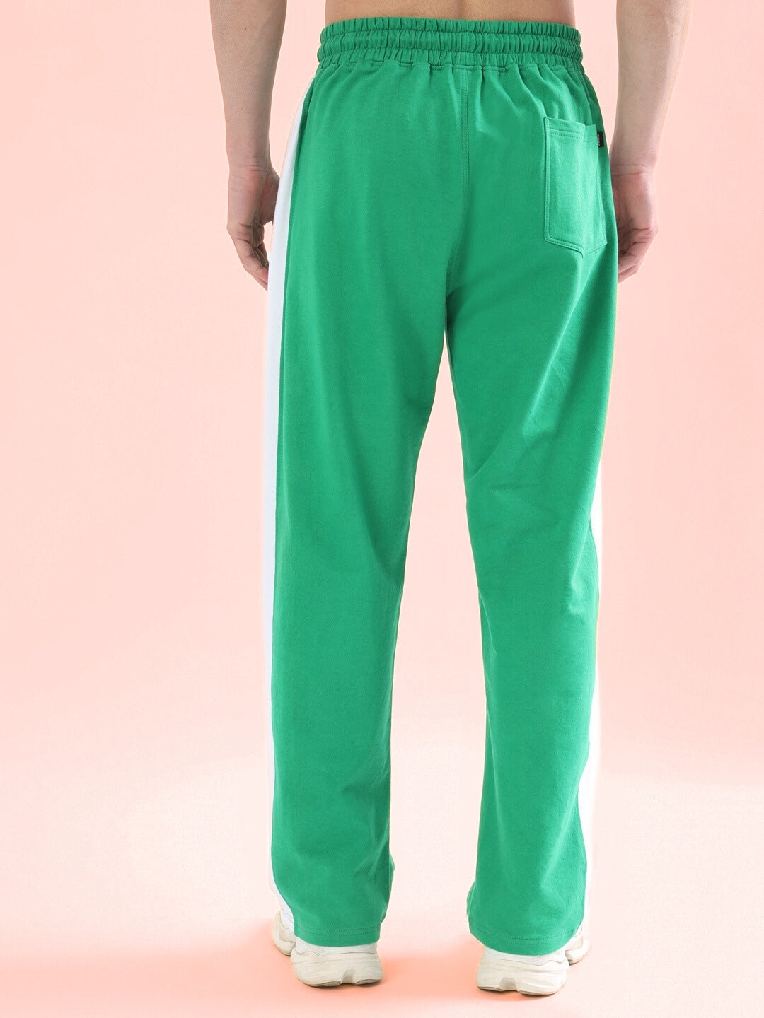 SIDE SEAM PLATED JOGGERS (GREEN)