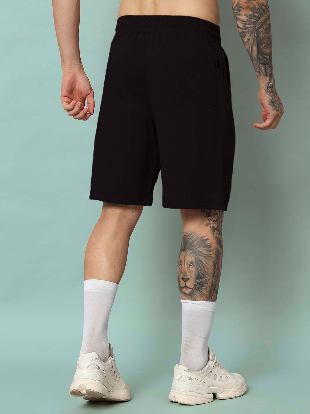 Strongfit Regular Fit Shorts (Black)