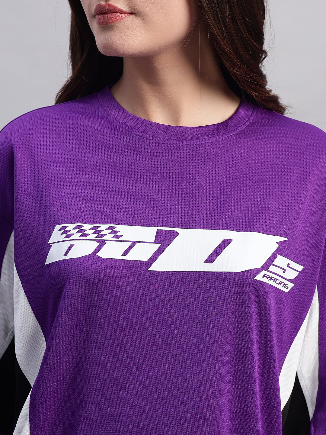 Women's Fifa Colorblock  Co-Ord Set (Purple)