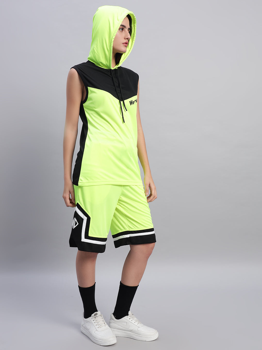 WOMEN'S FRANKY GYM CO-ORD SET (NEON GREEN)