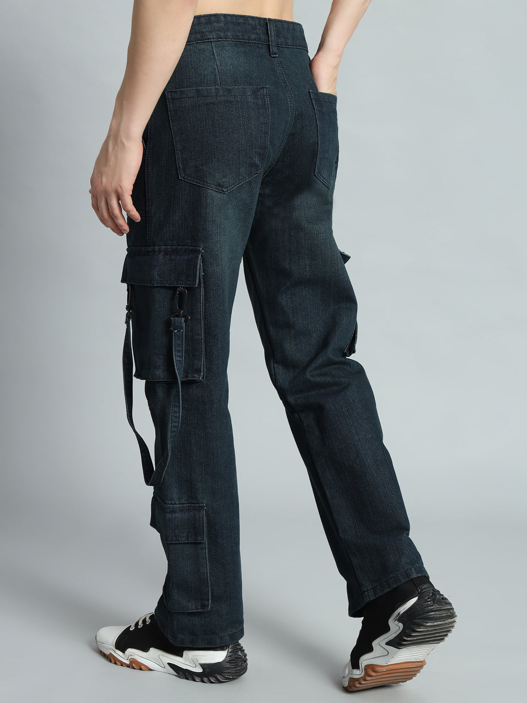 ROCKIE RELAXED DENIM CARGO (BLUE)