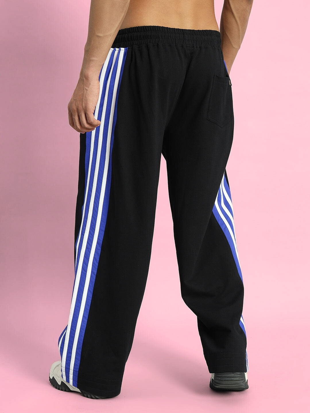 MILANO RELAXED-FIT JOGGERS (BLACK-BLUE)