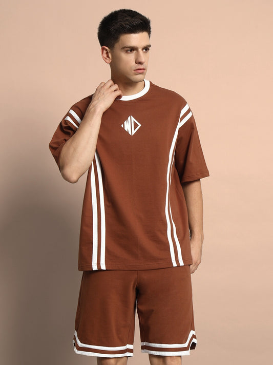 nordic co ord set brown