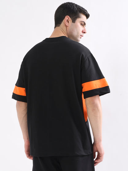 WD Gorbcore Oversized T-Shirt (Black-Orange)