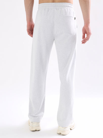 SPIDER WEBBED RELAXED JOGGER (LIGHT GREY)
