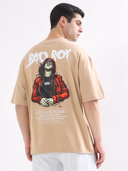 Bad Boy Over-Sized T-Shirt (Nude)