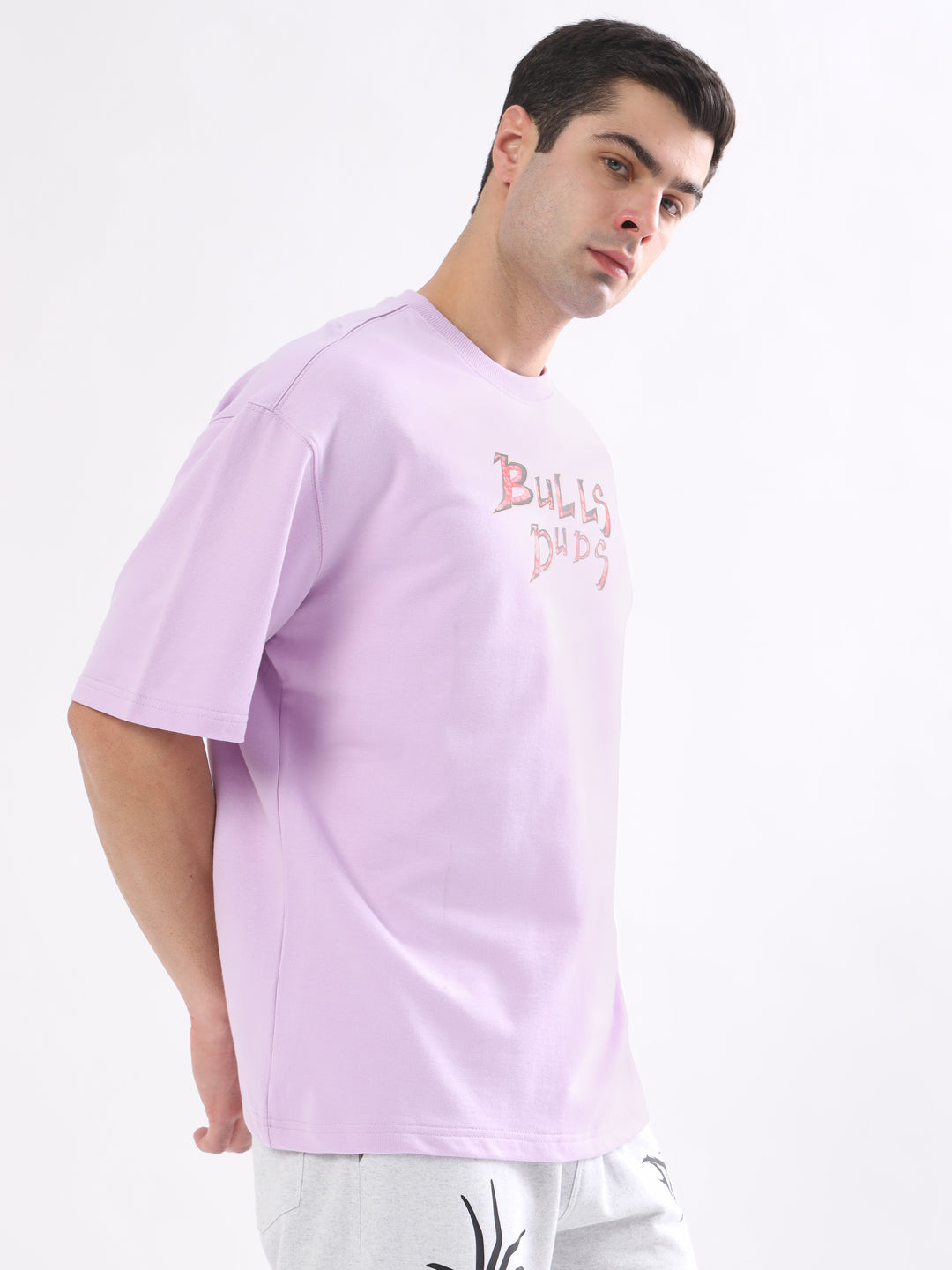 Wild Bull Over-Sized T-Shirt (Lavender)