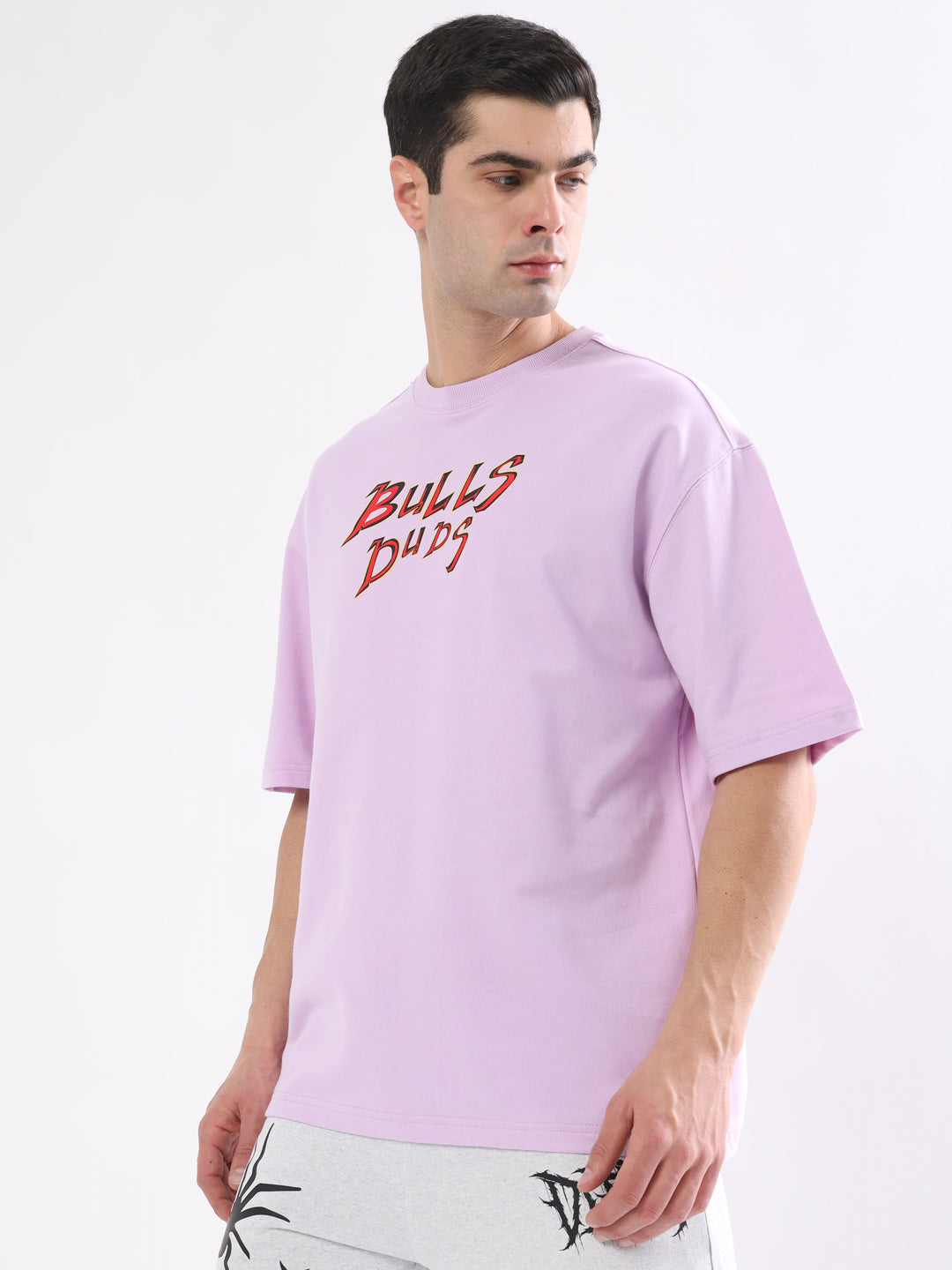 Wild Bull Over-Sized T-Shirt (Lavender)