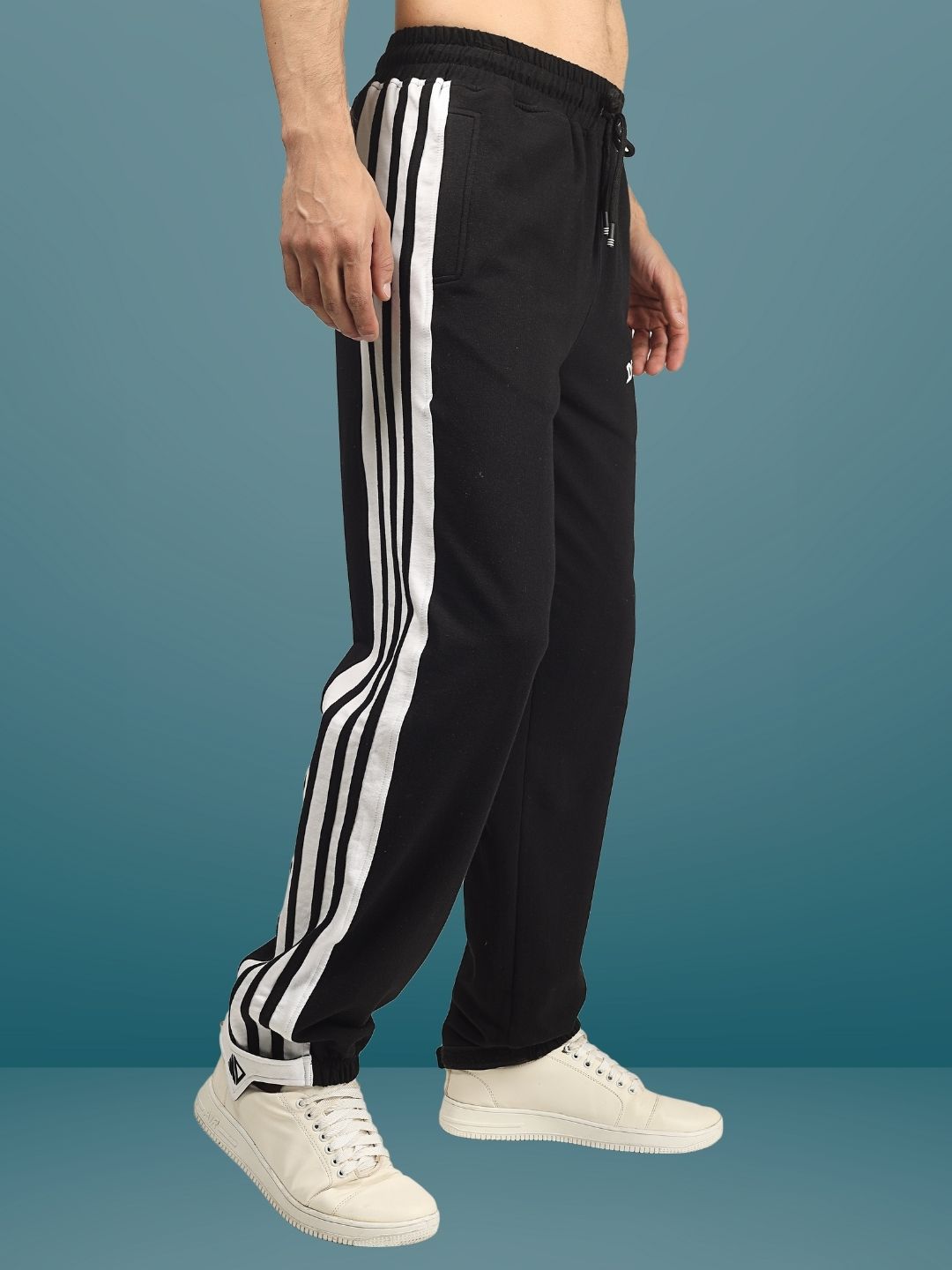 WD Black and White Joggers - Wearduds