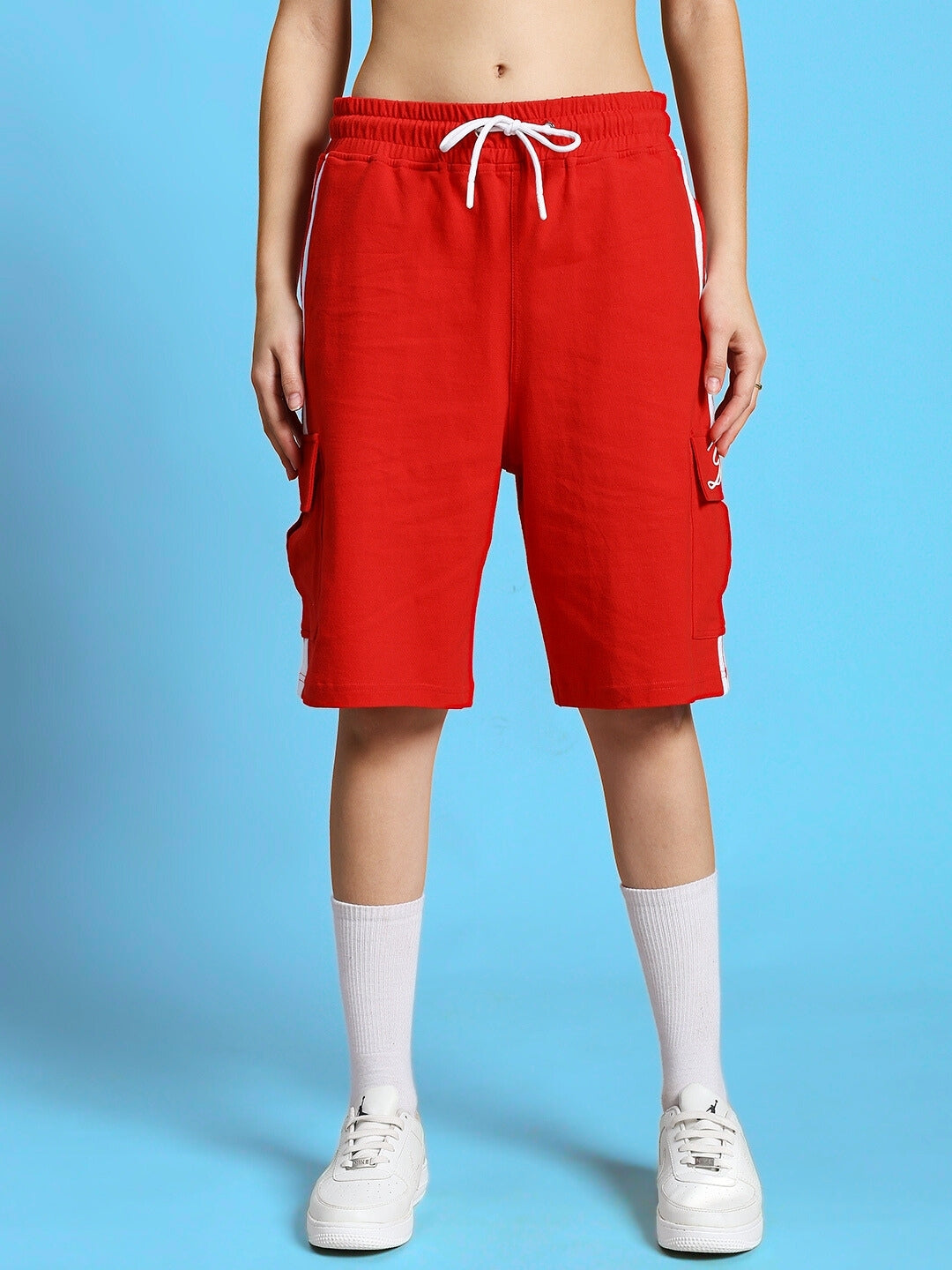 WOMEN'S SCOTIA SUMMER CO-ORD SET (RED)