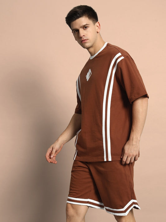 nordic co ord set brown