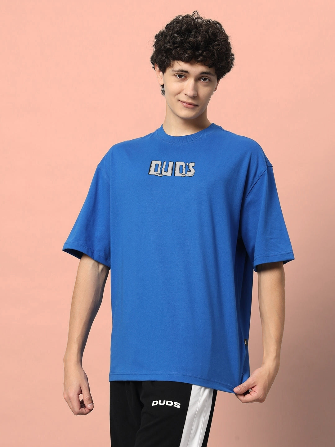 Let's Rock Over-Sized T-Shirt (Royal Blue)