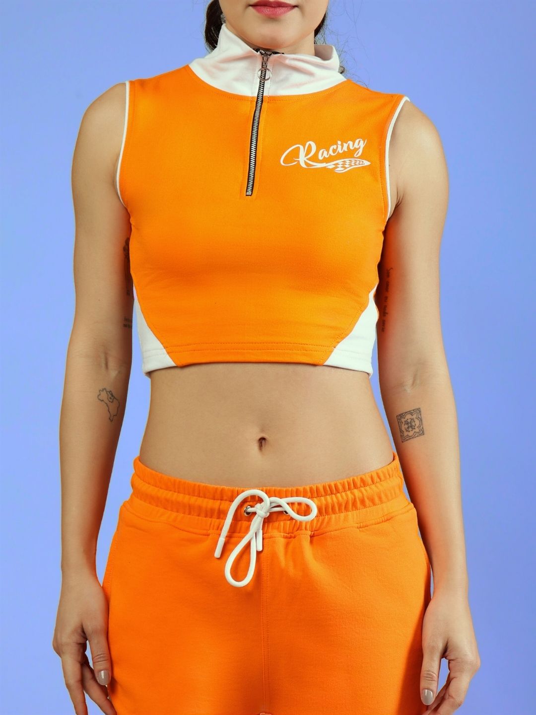 WOMEN'S LIMA ACTIVE CO-ORD SET (ORANGE)