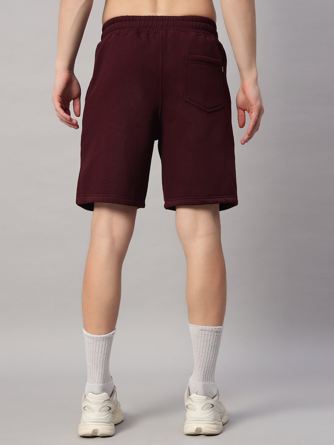 Yantra Fleece Shorts (Wine)