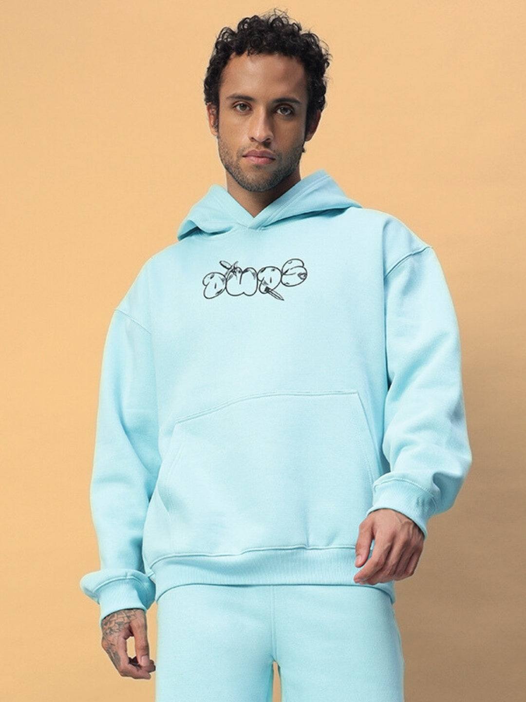 Demon Fleece Hoodie (Sky Blue)