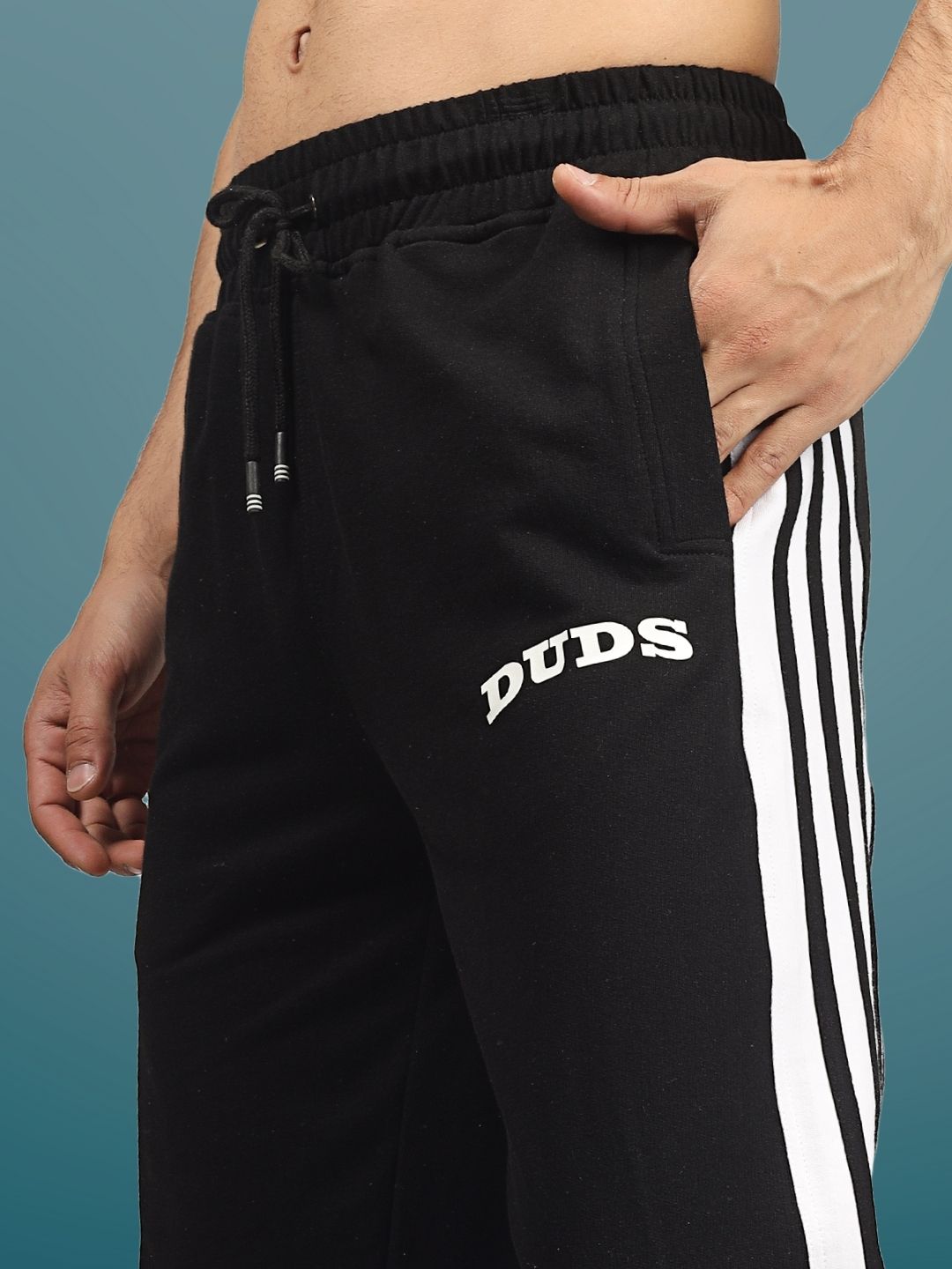 WD Black and White Joggers - Wearduds