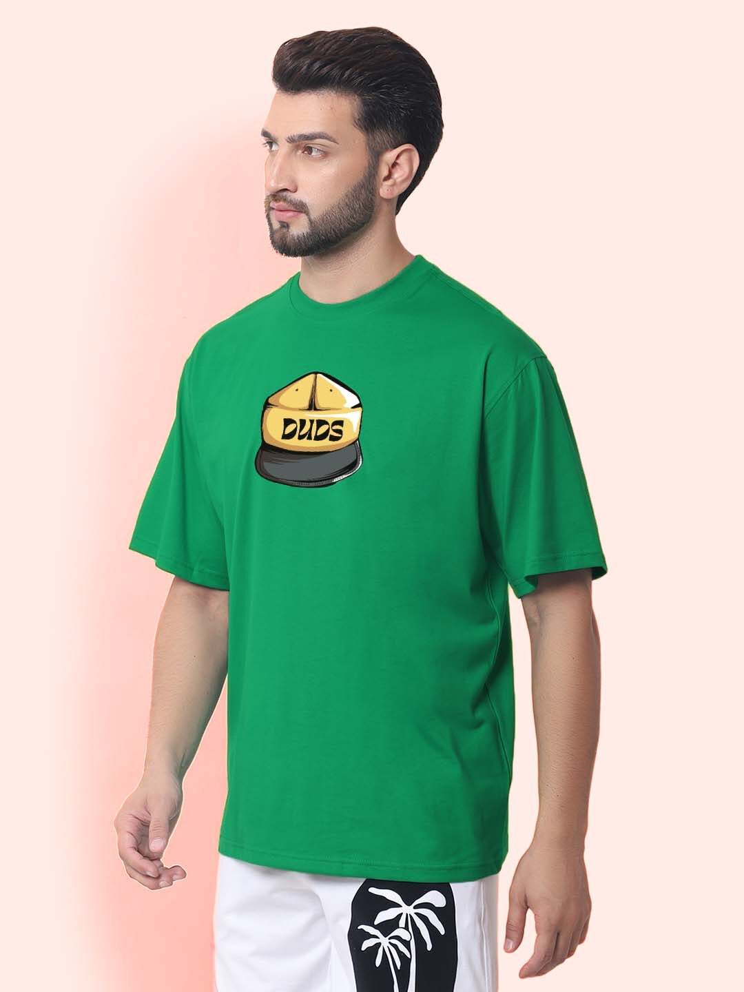 HIGH-ON OVER-SIZED T-SHIRT (GREEN)
