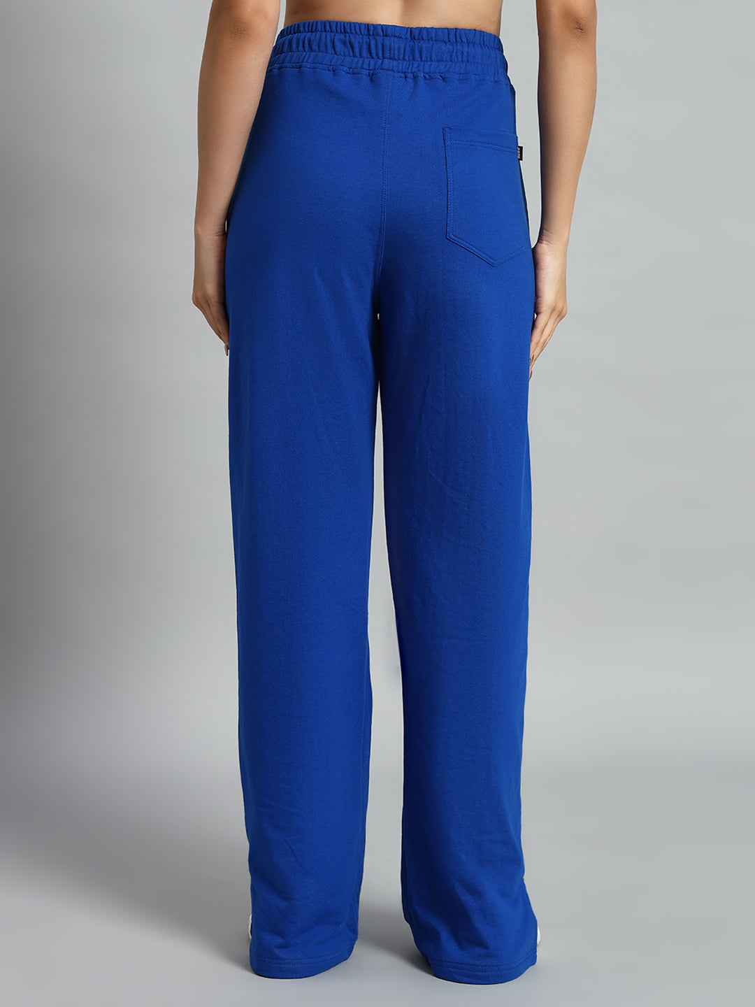 WOMEN'S ZION SIDE SLIT JOGGERS (ROYAL BLUE)