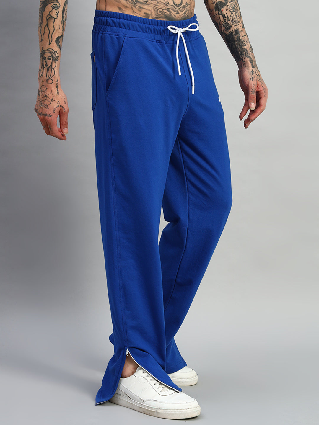 HERSHEY SIDE SLIT JOGGERS (ROYAL BLUE)