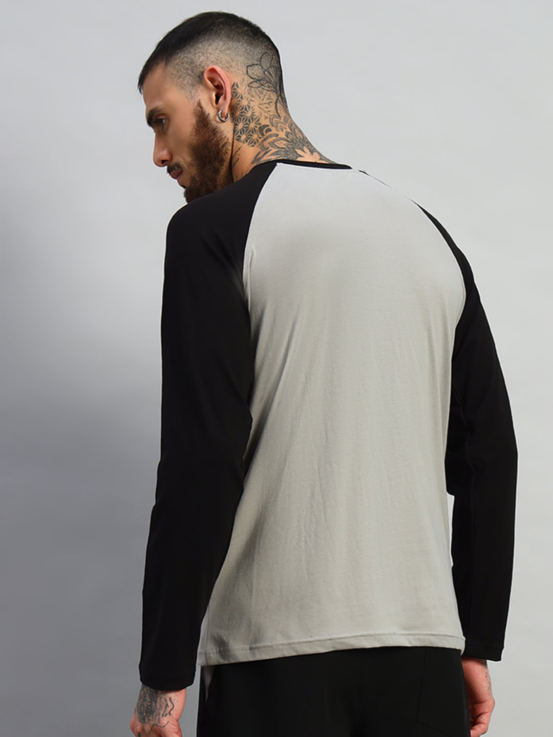 FITFLOW SLIM FIT SWEATSHIRT (BLACK-GREY)