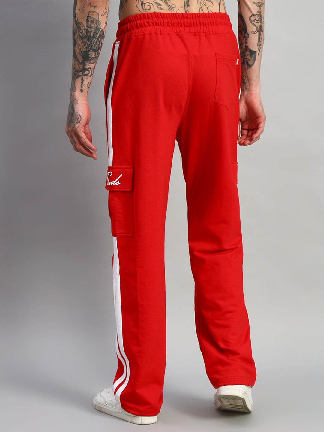 SCOTIA STRIPE JOGGERS (RED)