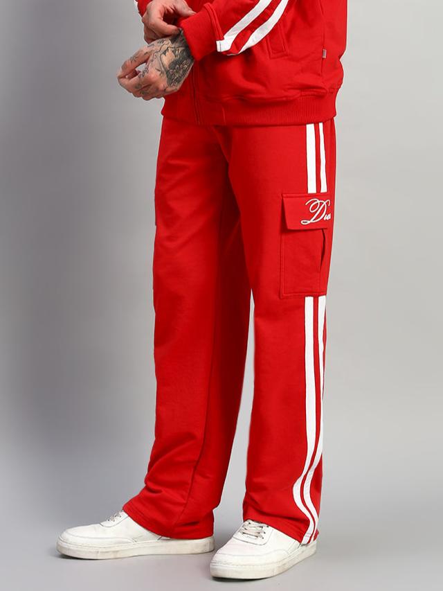 SCOTIA STRIPE JOGGERS (RED)