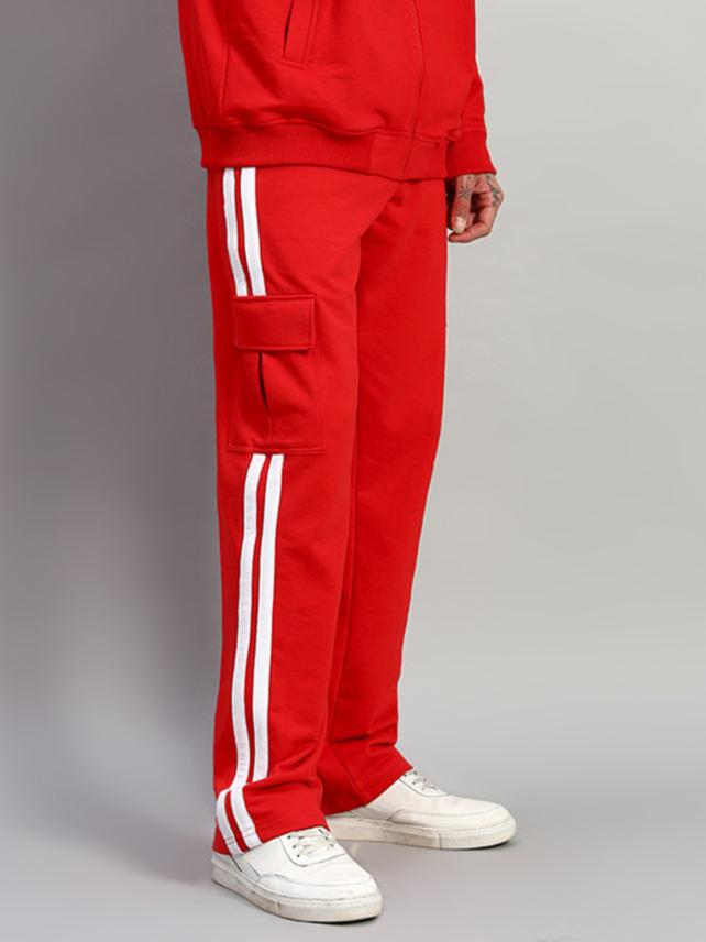 SCOTIA STRIPE JOGGERS (RED)