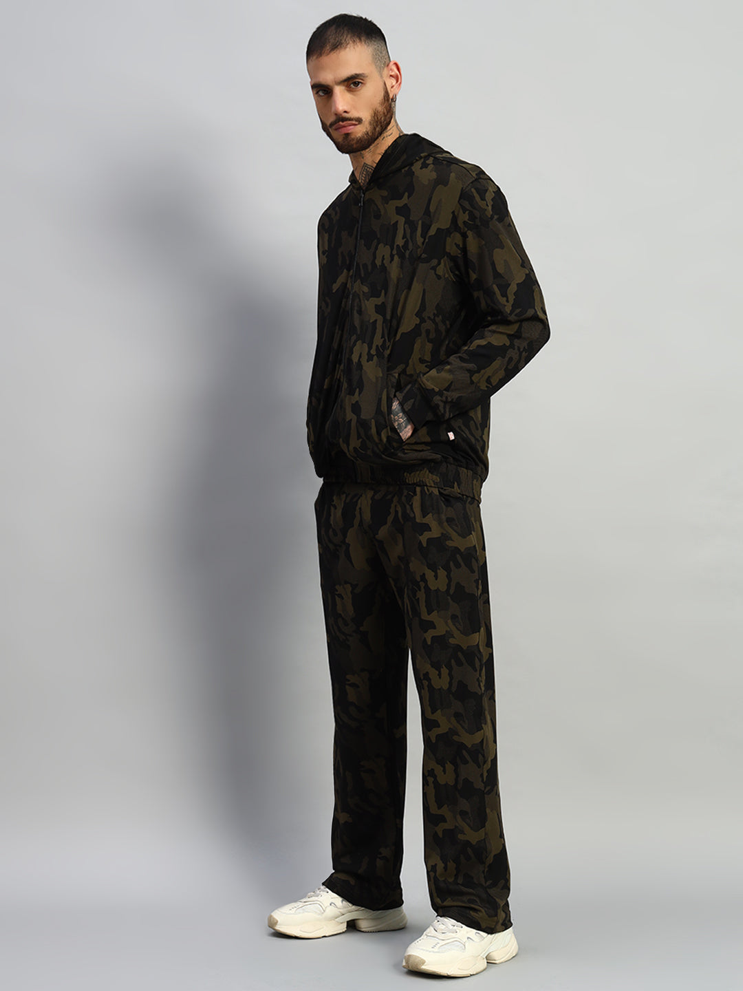 TRENCH CO-ORD SET (CAMO GREEN)