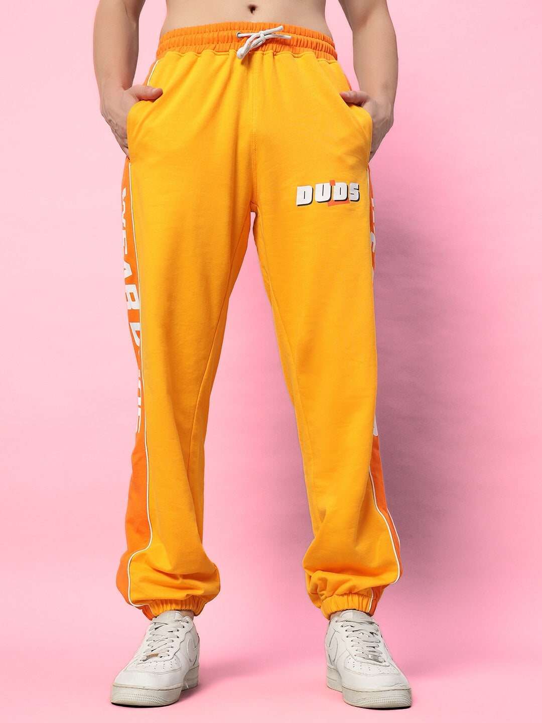 PEPPY JOGGERS (YELLOW-ORANGE)