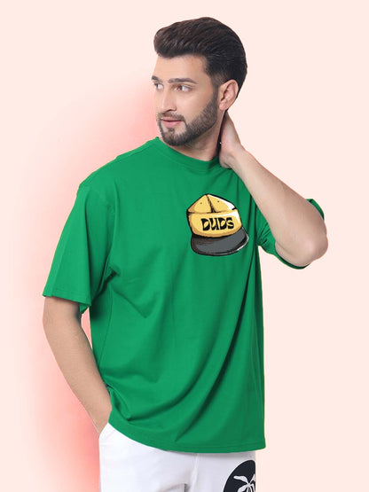 HIGH-ON OVER-SIZED T-SHIRT (GREEN)