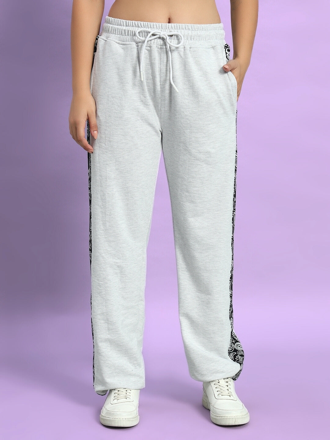 WOMEN'S BOOGIE RELAXED FIT JOGGERS (MELANGE GREY)