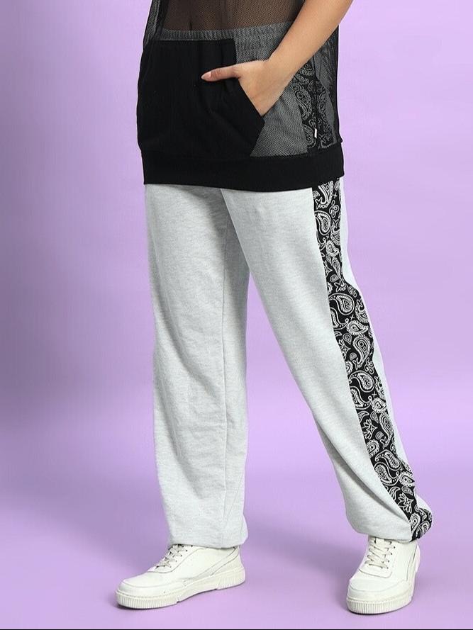 WOMEN'S BOOGIE RELAXED FIT JOGGERS (MELANGE GREY)