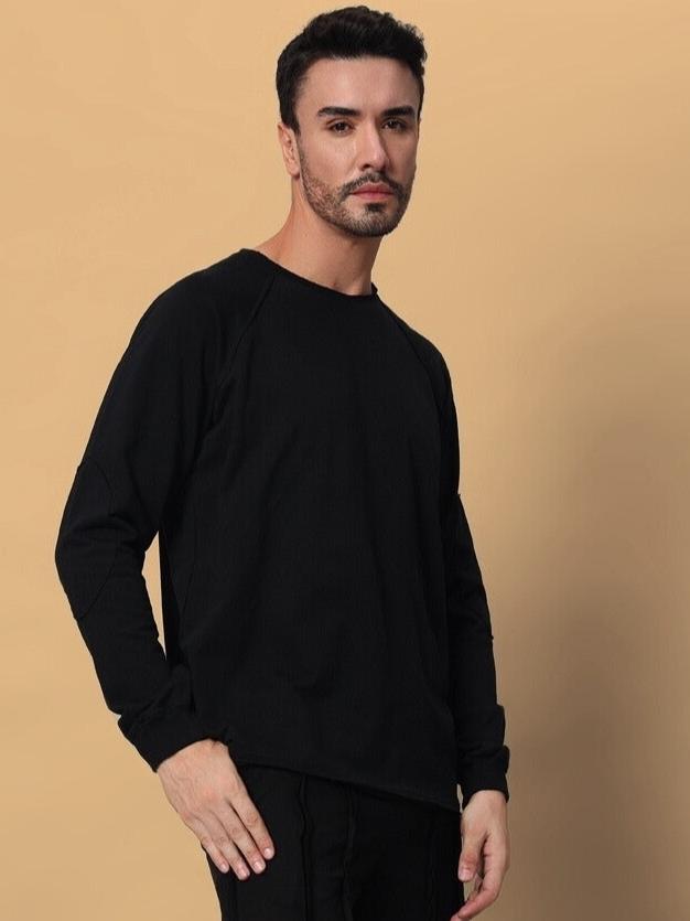 Lamina Oversized Sweatshirt (Black)