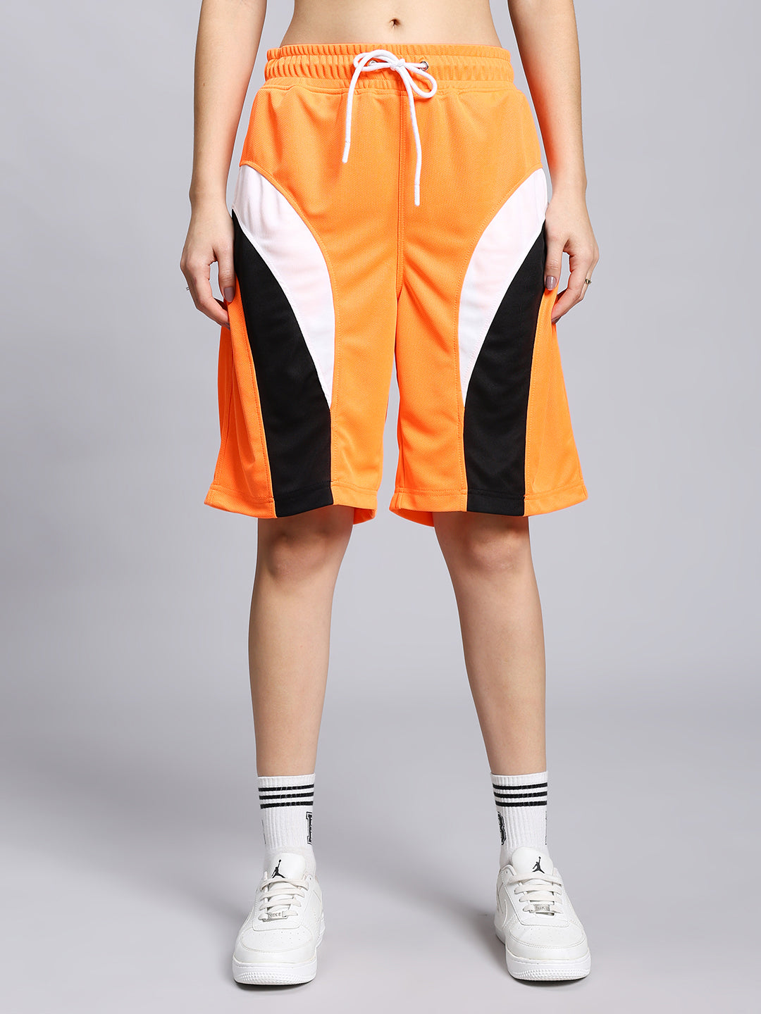 Women's Fifa Colorblock  Co-Ord Set (Orange)