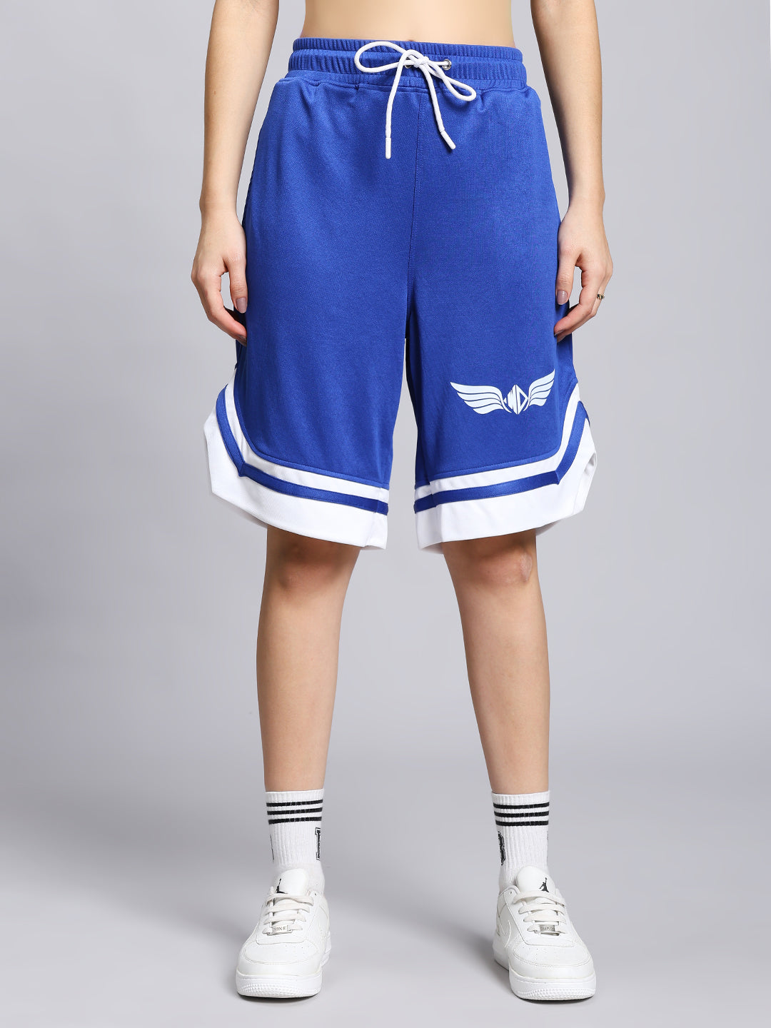 WOMEN'S WD WINGS GYM CO-ORD SET (ROYAL BLUE)