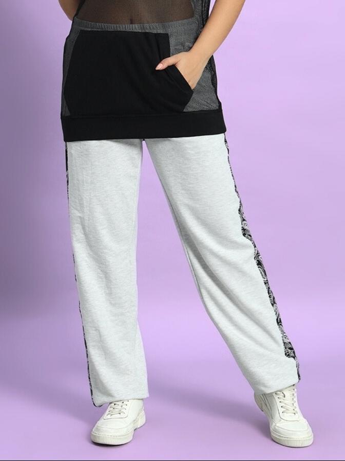 WOMEN'S BOOGIE RELAXED FIT JOGGERS (MELANGE GREY)