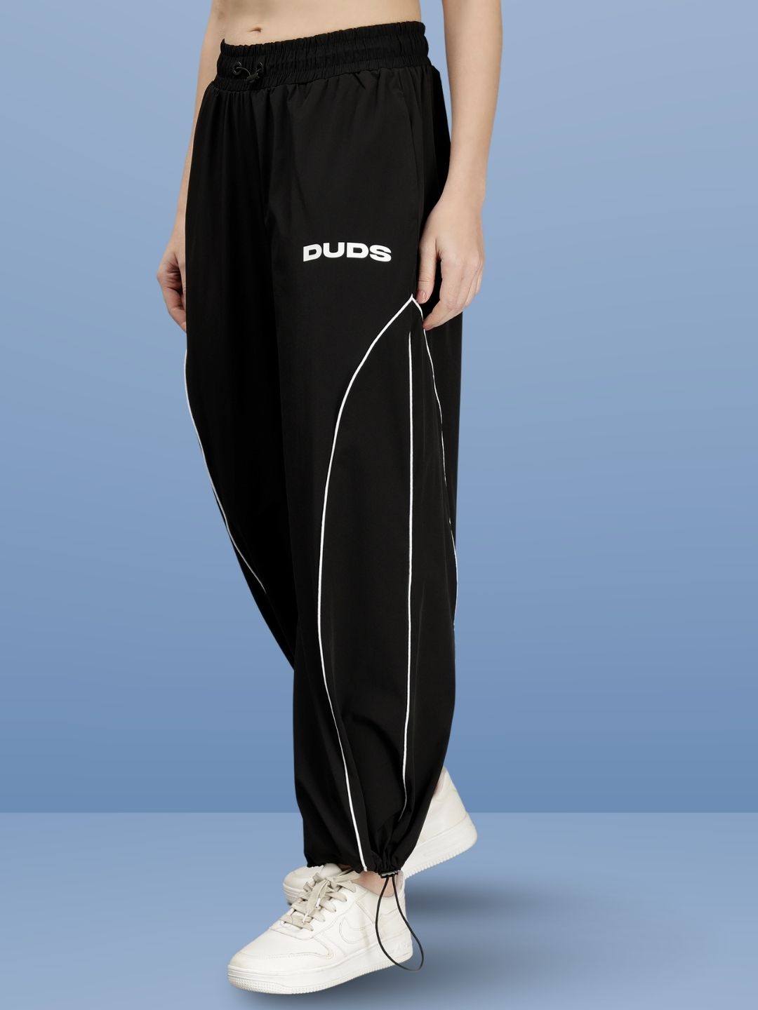 Crafty Relaxed Fit Joggers (Black and White) - Wearduds