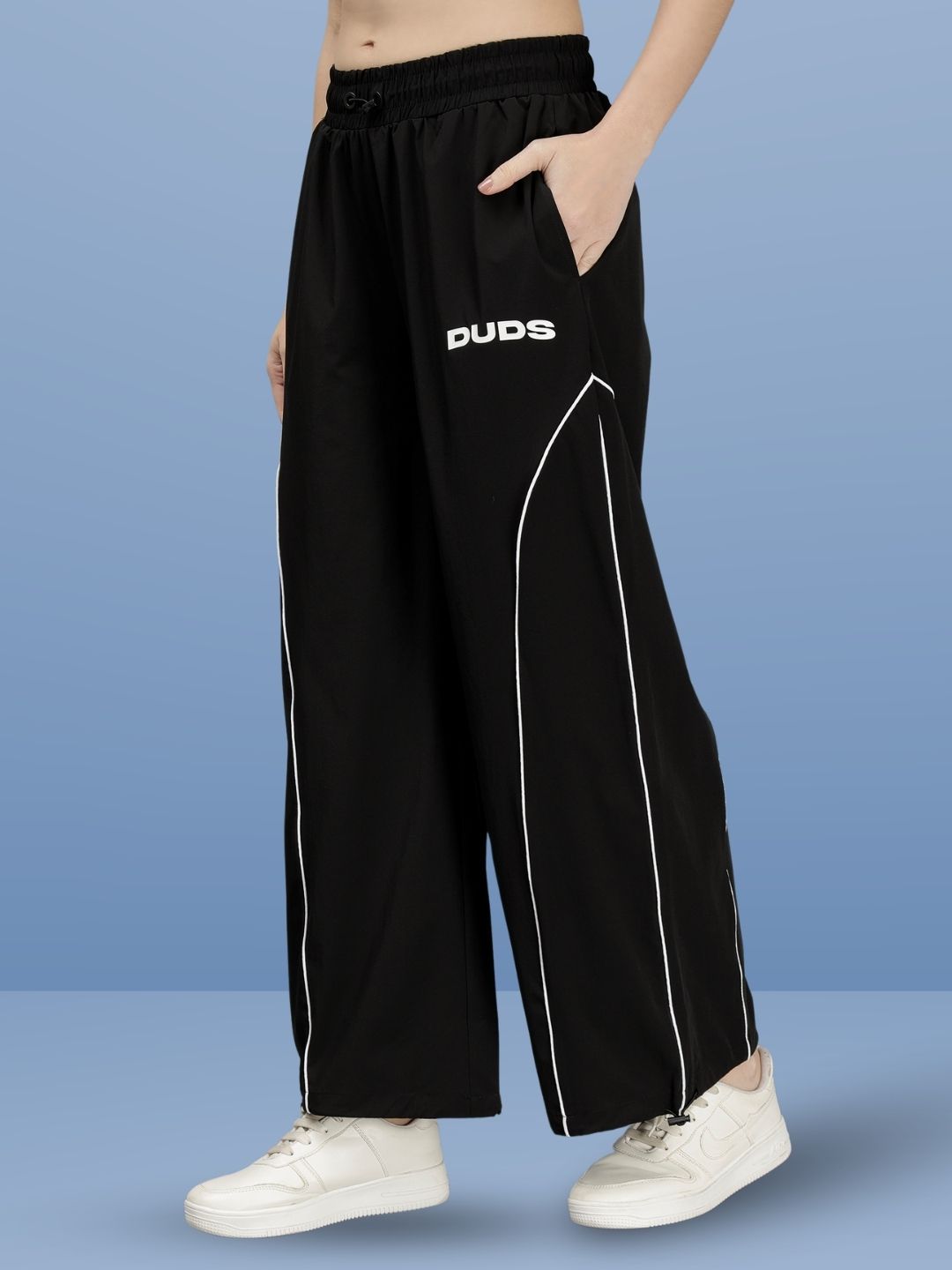 Crafty Relaxed Fit Joggers (Black and White) - Wearduds