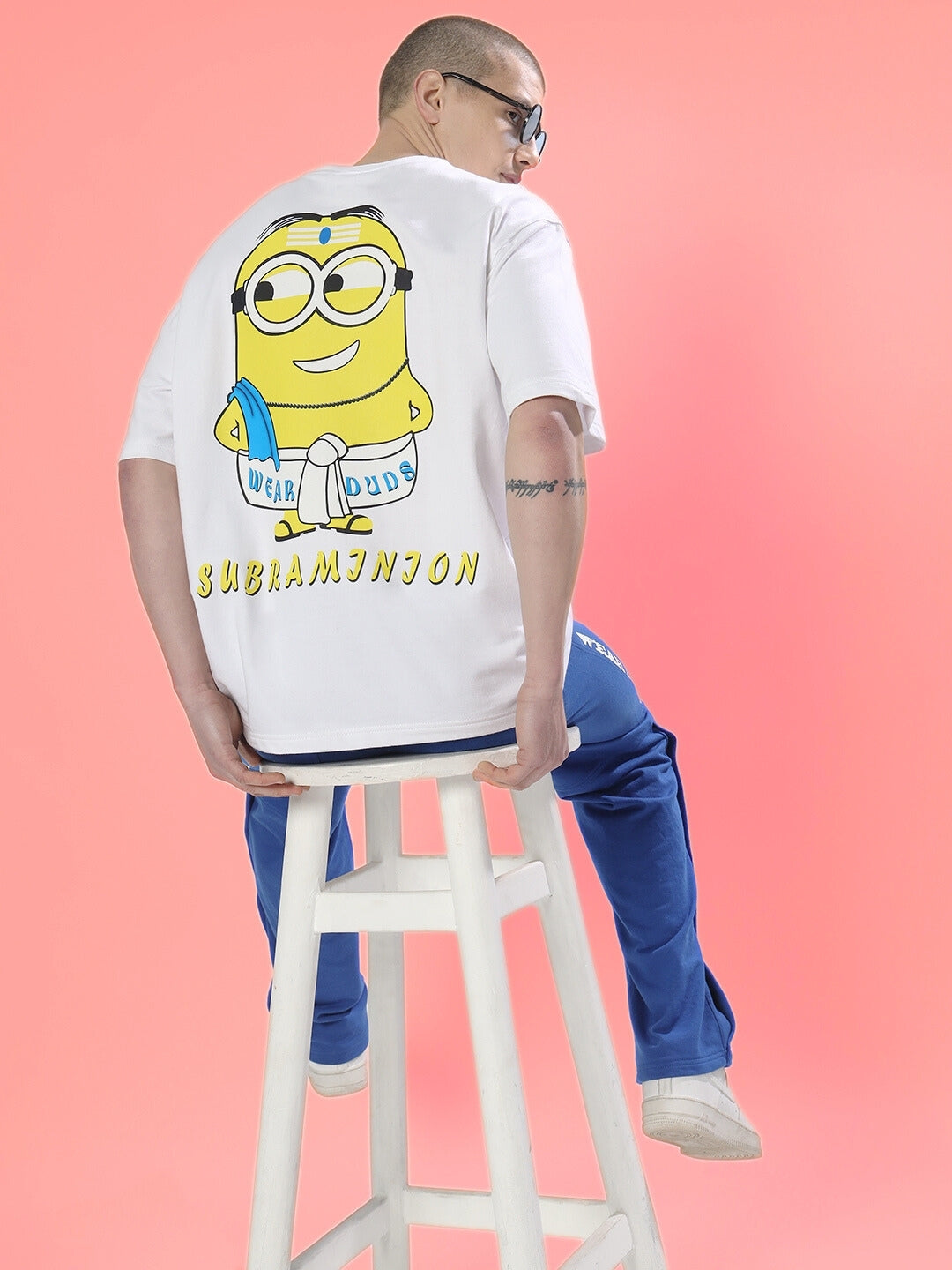 Subramin Minion Over-Sized T-Shirt (White)