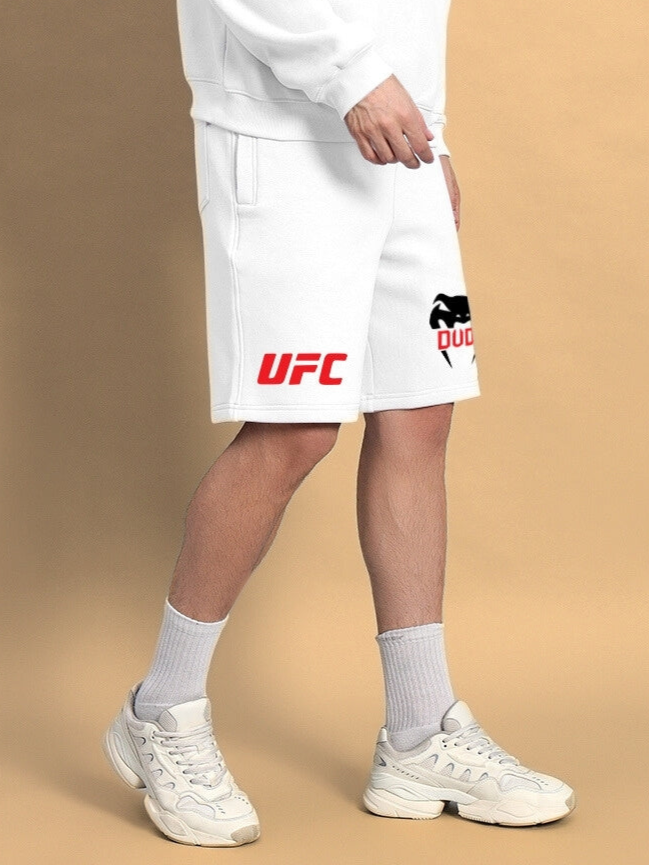 Venum Fleece Shorts (White)