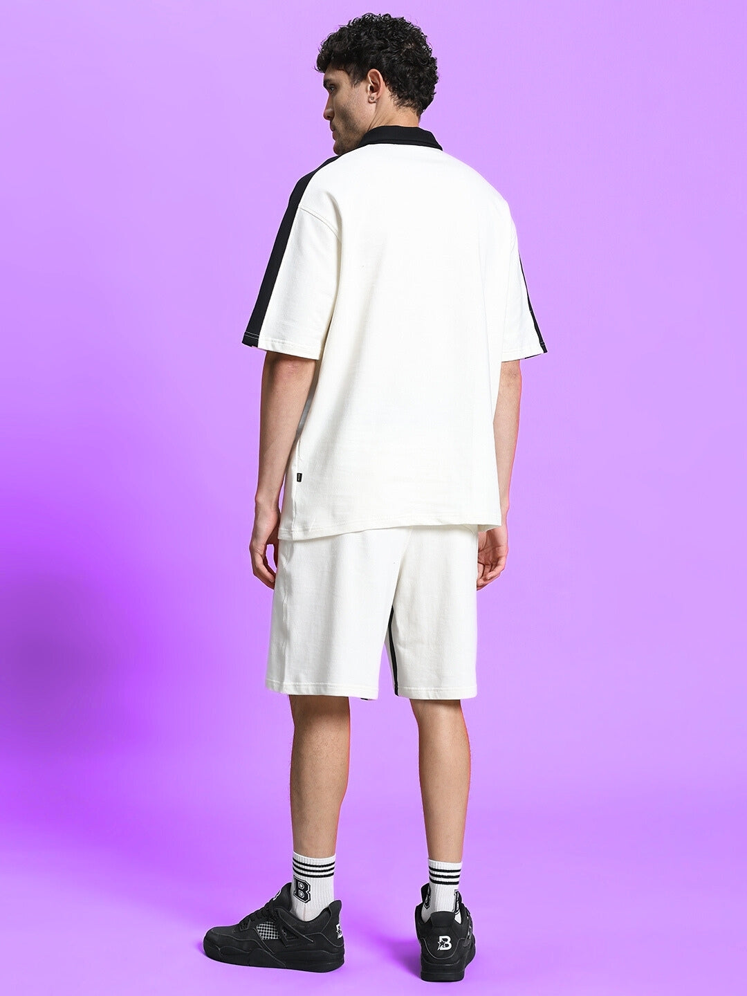 SPLINTER SUMMER CO-ORD SET (OFF WHITE)