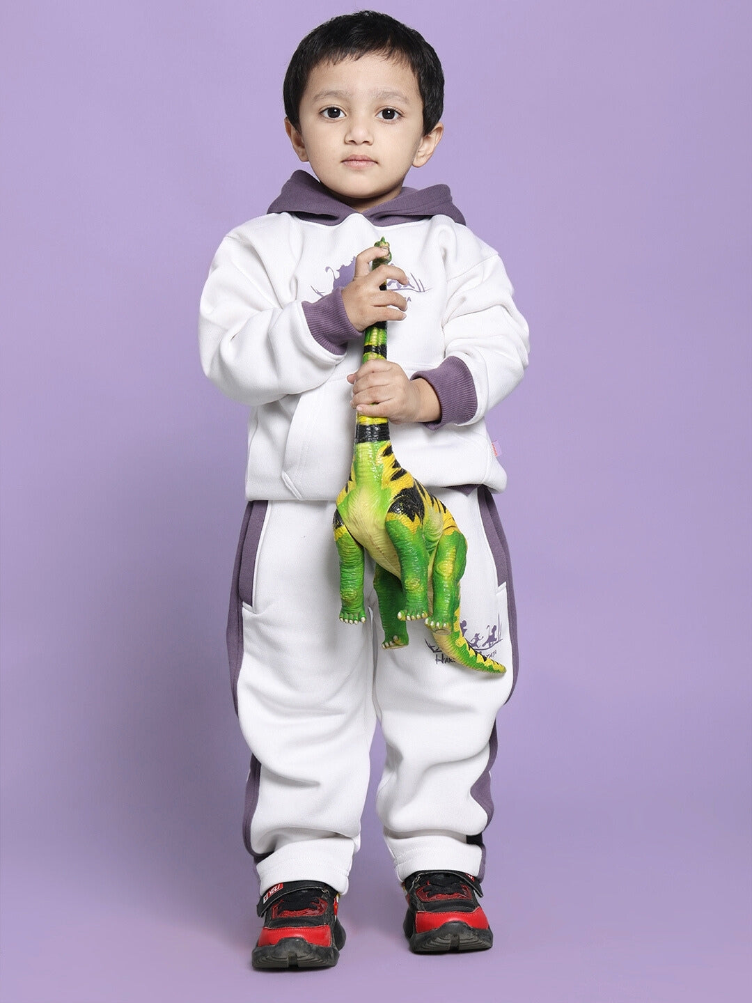 HAKUNA MATATA CO-ORD FOR BOYS & GIRLS (WHITE-VIOLET)